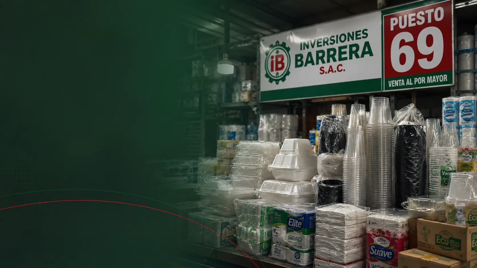 Puesto 69 de Inversiones Barrera en el Mercado Ciudad de Dios